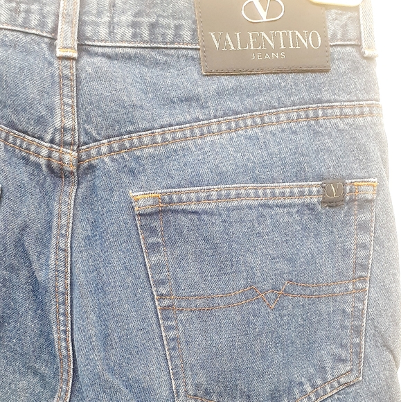 Valentino Denim Jean Pants Bootcut Trousers Pants 5 pockets sz 32 - Picture 9 of 12